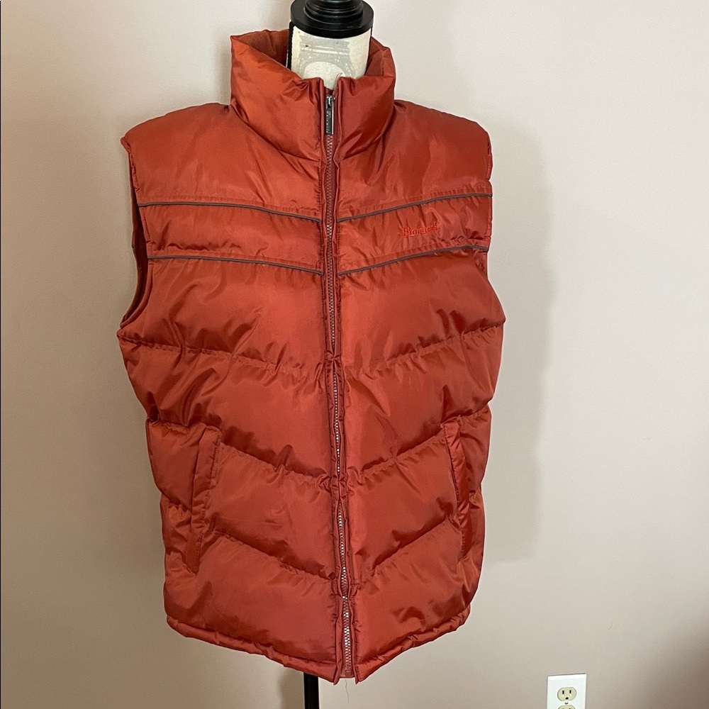 Fiorucci Men’s Puffer Vest – Orange/Rust – Size (Fits L/XL)